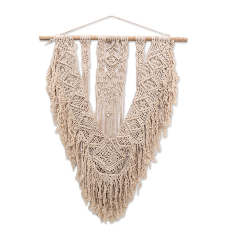 Dakota Fields 100 Cotton Dakota Fields Arrowhead Macrame Wall Hanging Wayfair